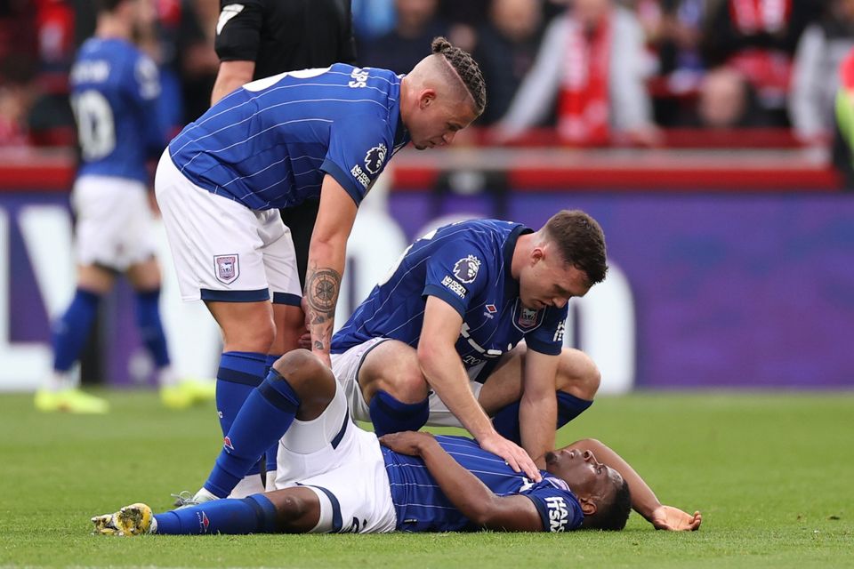 Kun to hold var ramt hårdere af skader i sidste sæson end Ipswich. Og det var ingen af vores nedrykningsrivaler