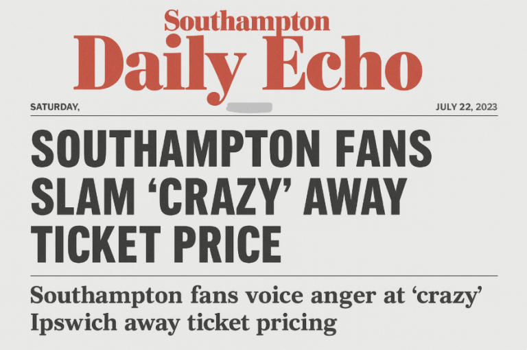 Southampton-fans raser over billetpriserne