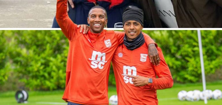 Herlige billeder af Omari og Ashley Young