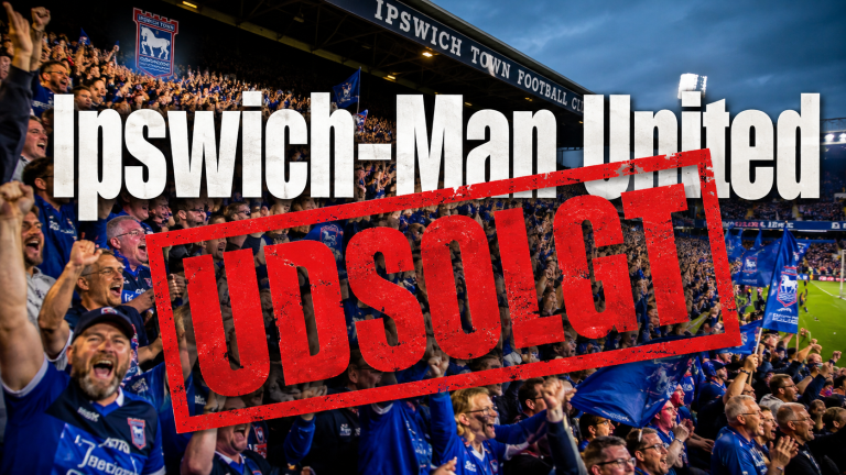Tur til Ipswich – Man U udsolgt